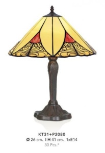 VEIOZA DEOSEBITA TIFFANY, COD KT31+P2080, DIN METAL SI STICLA