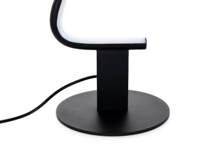 VEIOZA FACE TABLE NEAGRA, CONFECTIONATA DIN OTEL INOXIDABIL SI ALUMINIU, STIL MODERN - Img 2
