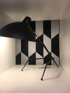 VEIOZA RAVEN, ALB MAT SI NEGRU MAT, DIN ALUMINIU, STIL INDUSTRIAL, B2 - Img 8