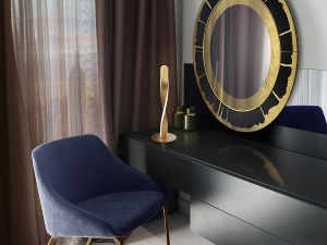 VEIOZA TWIST, 45 CM, AURIU PERIAT/OPAL, DIN METAL, ALUMINIU SI ACRIL, STIL MODERN