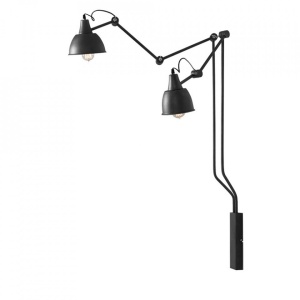 APLICA AIDA 814D19, DIN METAL, NEAGRA, STIL VINTAGE, ALDEX