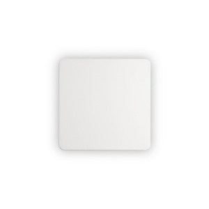 APLICA COVER AP D15 SQUARE, ALB, DIN ALUMINIU, STIL MODERN