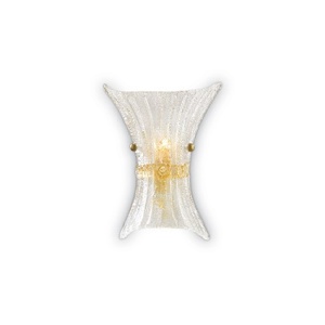 APLICA FIOCCO AP1 SMALL, AMBER, DESIGN MODERN, IDEAL LUX