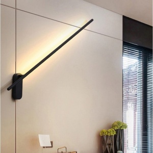 APLICA LED WALL LAMP APP584-1W, 12W, 92 cm, NEGRU, DIN METAL DE INALTA CALITATE, STIL MODERN, TU - Img 5
