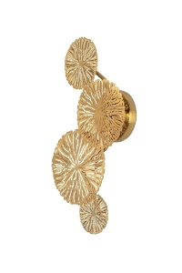 APLICA LIRIO 4 GOLD, CONFECTIONATA DIN METAL, STIL MODERN - Img 3