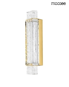 APLICA TESORO GOLD, CONFECTIONATA DIN STICLA SI METAL, STIL MODERN