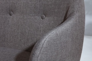 BANCUTA DIN LEMN MASIV GRI INCHIS/NATURAL SCANINAVIA 37926 - DESIGN SCANDINAV - Img 5
