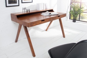 BIROU DIN LEMN MASIV DE SALCAM MONSOON 37837 DESIGN RETRO VINTAGE