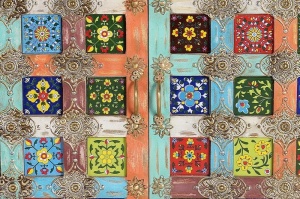 BUFET OLIVIA 95CM, DIN LEMN DE MANGO/METAL, STIL VINTAGE GINER Y COLOMER - Img 7