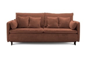 CANAPEA EXTENSIBILA MIRIA MARO GRUPA IV, CONFECTIONATA DIN METAL, SPUMA POLIURETANICA SI TEXTIL, STIL MODERN
