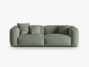 CANAPEA MARTINA, 3 LOCURI, 240 CM, DIVERSE CULORI SI MATERIALE, DESIGN DEOSEBIT - Img 6