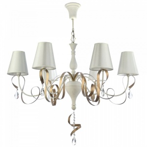 CANDELABRU INTRECCIO ARM010-06-W , DIN METAL SI TEXTIL, STIL MODERN, MAYTONI
