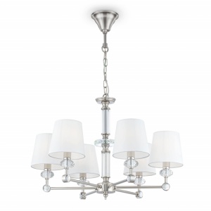 CANDELABRU RIVERSIDE MOD018PL-06CH, DIN METAL SI TEXTIL, STIL MODERN, MAYTONI