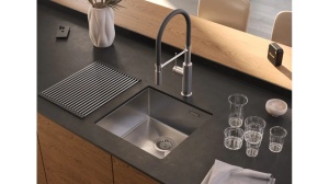 CHIUVETA BUCATARIE REA ANTHONY 50, NICHEL PERIAT, DIN INOX, CALITATE SUPERIOARA - Img 5