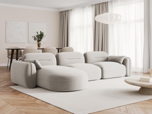 COLTAR ELEGANT 4 LOCURI, SYDNEY, BEIGE DESCHIS, STANGA, MATERIAL CATIFEA, ARTIM GROUP SELECTION