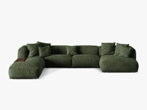 COLTAR MARTINA STANGA, 4+ LOCURI, 406 CM, DIVERSE CULORI SI MATERIALE, DESIGN DEOSEBIT - Img 11