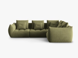 COLTAR MODULAR BLOOM DREAPTA, 4 LOCURI, 316 CM, DIVERSE CULORI SI MATERIALE, DESIGN DEOSEBIT - Img 8