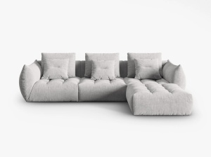 COLTAR MODULAR BLOOM DREAPTA, 4 LOCURI, 332 CM, DIVERSE CULORI SI MATERIALE, DESIGN DEOSEBIT - Img 13