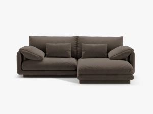 COLTAR TORINO, DREAPTA, 3 LOCURI, 220 CM, DIVERSE CULORI SI MATERIALE, DESIGN DEOSEBIT - Img 3