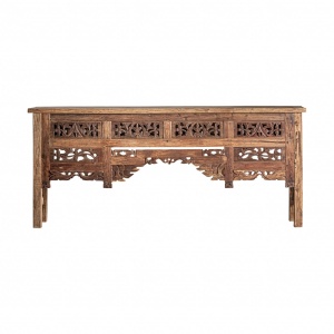 CONSOLA KIDAU REF. 28985. DIN LEMN MASIV DE TEC, STIL RUSTIC, VIC