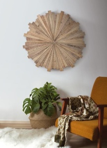 DECORATIUNE DE PERETE 17230, MARO, DIN LEMN DE MANGO, STIL VINTAGE G&C