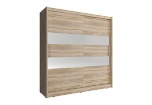 DULAP DORMITOR MAJA II 180 STEJAR SONOMA DESIGN MODERN PSK