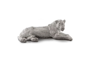 FIGURINA DECORATIVA LEONA, 64x22 CM, DIN POLIRASINA, STIL MODERN - Img 2