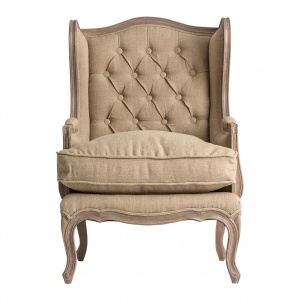 FOTOLIU CONFORTABIL JOUY REF. 25441, DIN LEMN MASIV, LANA SI BUMBAC, STIL CLASIC, VIC