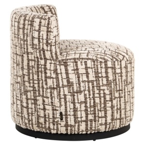 FOTOLIU FRANNY CREAM DALIA 11, S4772, CONFECTIONAT DIN 100% POLIESTER, METAL, PLACAJ SI SPUMA, STIL MODERN - Img 4