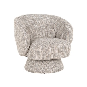 FOTOLIU ROTATIV CAVALLO, S4604, BEJ COCOS, CONFECTIONAT DIN PLACAJ, METAL, SPUMA, LEMN SI 100% POLIESTER, STIL MODERN