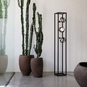 LAMPADAR AUDIO PT3 H130, NEGRU, DIN METAL, STIL MODERN - Img 2