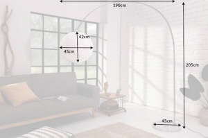 LAMPADAR COCOONING 205CM DIN CANEPA SI METAL COD 40685 - Img 7