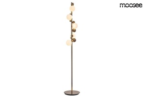 LAMPADAR CU LED-URI,VALENTINO, AURIU, DIN METAL SI STICLA, STIL MODERN, B2