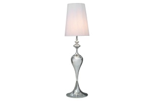 LAMPADAR DEOSEBIT, LUCIE, ALB/ARGINTIU 160CM DIN METAL SI NAILON