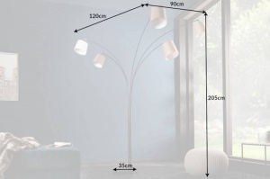 LAMPADAR LEVELS MULTICOLOR 205CM DIN METAL SI IN COD 38825 - Img 7