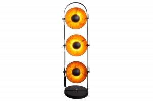 LAMPADAR, STUDIO, NEGRU/AURIU, 130CM, DIN INOX - Img 6