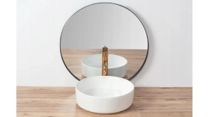 LAVOAR REA SAMI, 36 CM, ALB, DIN CERAMICA, CALITATE SUPERIOARA - Img 2