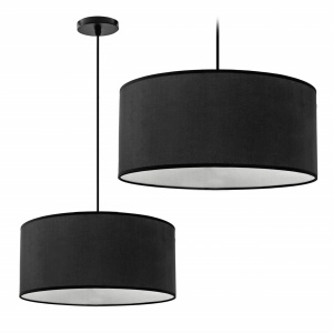 LUSTRA BLACK WHITE APP623-1CP, 40 cm, NEGRU SI ALB, DIN METAL SI PLASTIC, STIL MODERN, TU