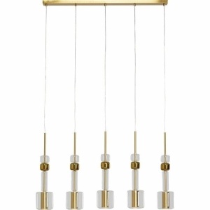 LUSTRA CANDY BAR 103 AURIE, CONFECTIONATA DIN STICLA SI METAL, STIL MODERN
