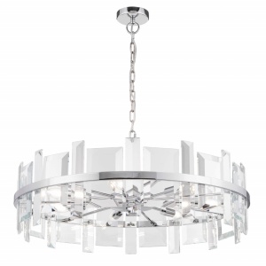 LUSTRA CEREZO MOD201PL-07N, DIN METAL SI STICLA, STIL MODERN, MAYTONI