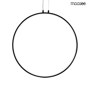 LUSTRA CIRCULO 80, NEAGRA, CONFECTIONATA DIN METAL SI ALUMINIU, STIL MODERN