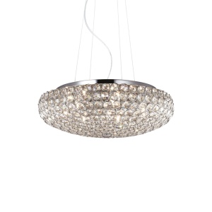 LUSTRA KING SP7, CROM, DIN CRISTAL, STIL MODERN