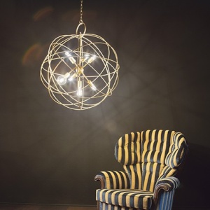 LUSTRA KONSE SP6, AURIU, DIN METAL, STIL VINTAGE - Img 2