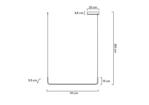 LUSTRA LED EXCLUSIVIST 90CM, SHAPE, CONFECTIONATA DIN METAL, DESIGN MODERN