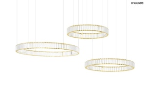 LUSTRA LIBERTY 3A AURIE, CONFECTIONATA DIN STICLA SI METAL, STIL MODERN