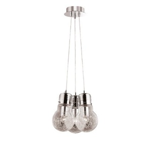 LUSTRA LUCE MAX SP3, CROM, DIN STICLA, STIL MODERN