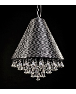 LUSTRA MODERNA IMAGIO W5 DIN CRISTAL SI METAL DESIGN DEOSEBIT - Img 4
