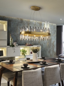 LUSTRA/PLAFONIERA GRACE, 80 CM, AURIU PERIAT/TRANSPARENT, DIN METAL SI STICLA, STIL MODERN