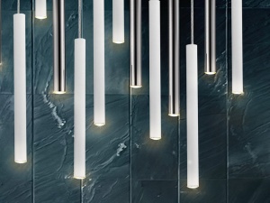 LUSTRA/PLAFONIERA VARAS, 50/300 CM, ALB MAT/CROM/OPAL, DIN METAL SI ACRIL, STIL MODERN - Img 3