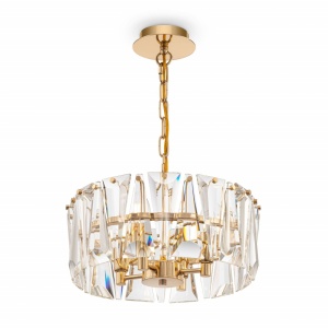 LUSTRA PUNTES MOD043PL-04G, DIN METAL SI STICLA, STIL MODERN, MAYTONI